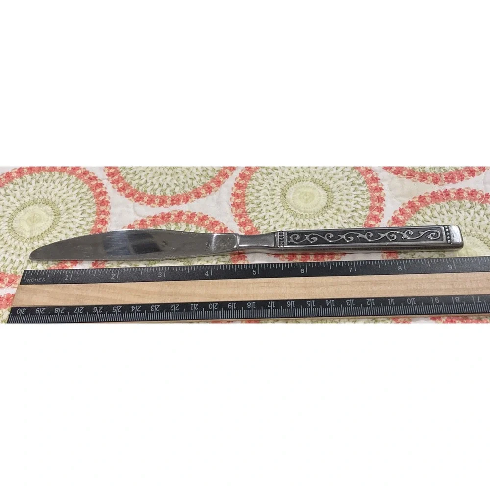 Oneida‎ 1881 Roger Spanish Court Oval Dinner Hollow Knives Stainless Set Of 8